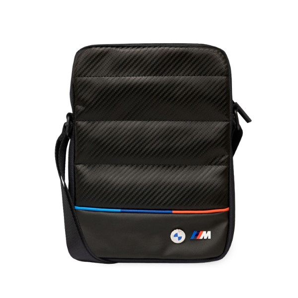 BMW BMTB10PUCARTCBK planšetės krepšys 10″ juodos spalvos Carbon&Nylon Tricolor aprašymas - Prekės nuotrauka