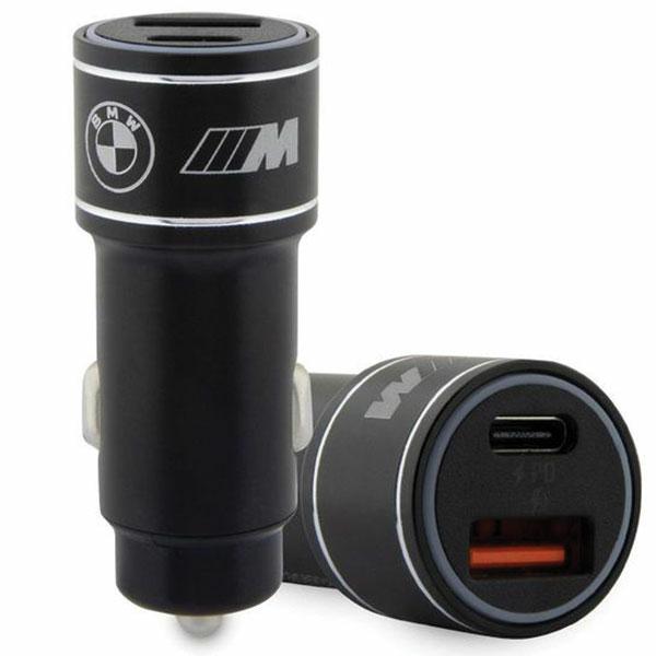 BMW įkroviklis BMCCMUSBCK PD-QC 3.0 20W Fast Charge juodos spalvos M Edition aprašymas - Prekės nuotrauka