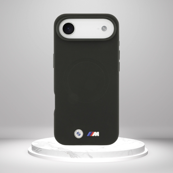 BMW M FW Metal Logo MagSafe dėklas Apple iPhone Air juodos spalvos aprašymas - Prekės nuotrauka BMW M FW Metal Logo MagSafe dėklas Apple iPhone Air juodos spalvos aprašymas - Prekės nuotrauka