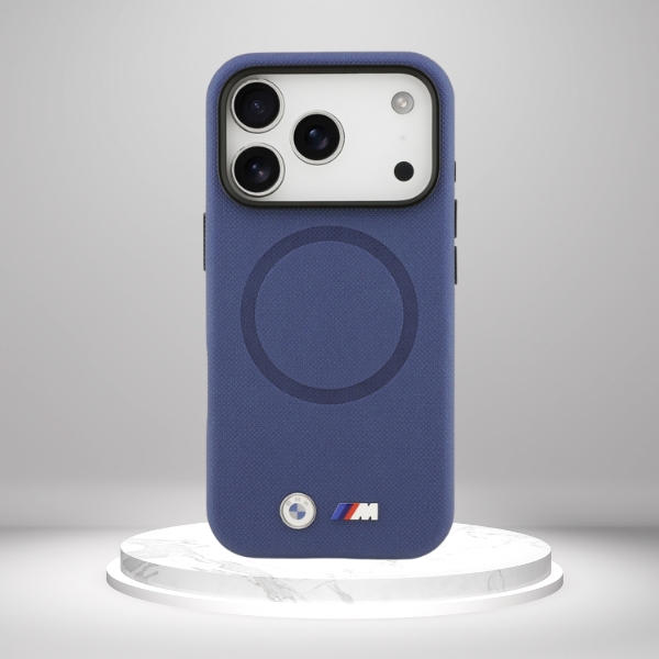 BMW M FW Metal Logo MagSafe dėklas Apple iPhone 17 Pro Navy mėlynos spalvos aprašymas - Prekės nuotrauka BMW M FW Metal Logo MagSafe dėklas Apple iPhone 17 Pro Navy mėlynos spalvos aprašymas - Prekės nuotrauka