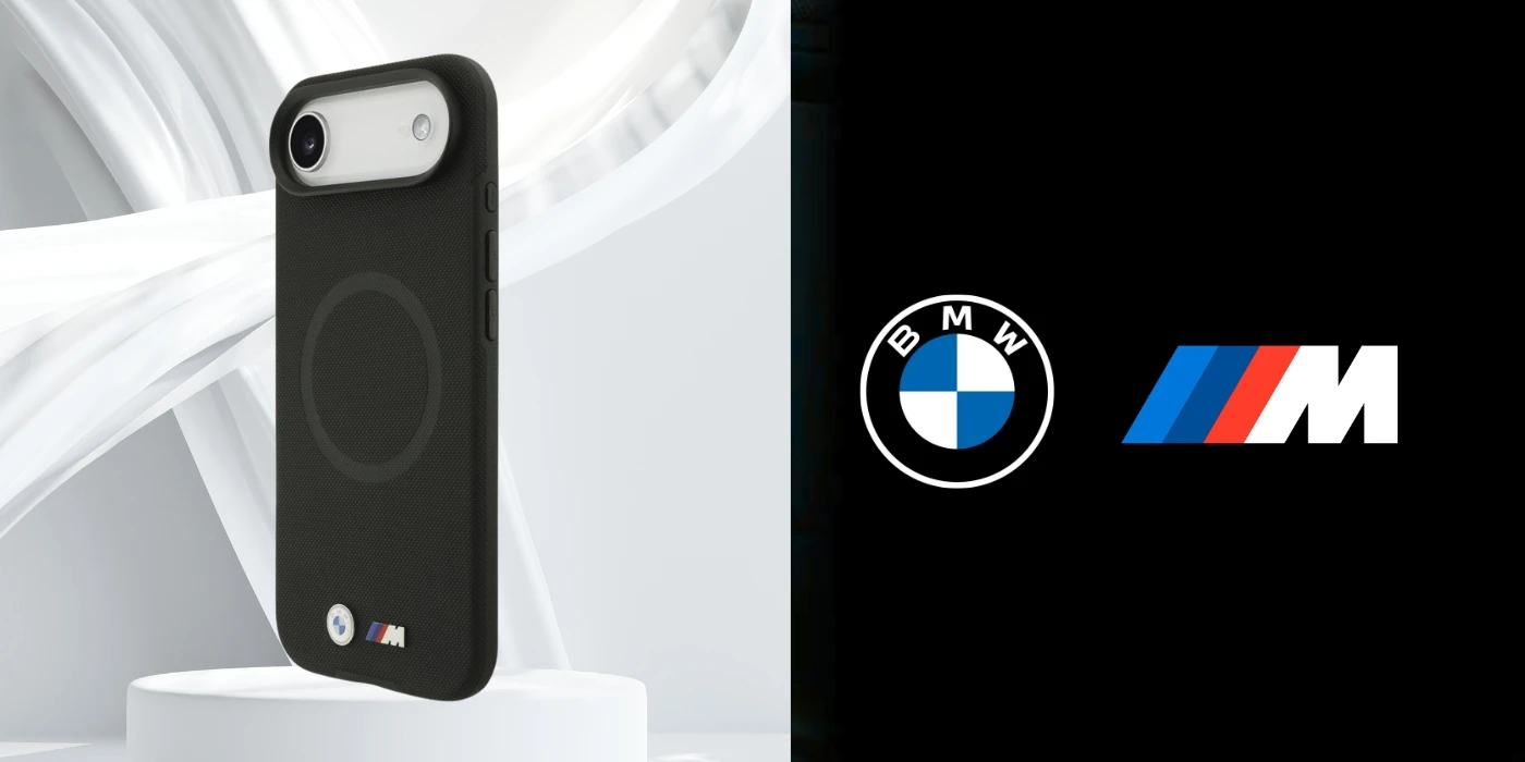 BMW M FW Metal Logo MagSafe Dėklas skirtas Apple iPhone Air juodos spalvos aprašymas - Prekės nuotrauka