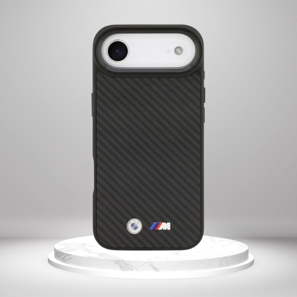 BMW M Kevlar Matt MagSafe dėklas Apple iPhone Air juodos spalvos aprašymas - Prekės nuotrauka