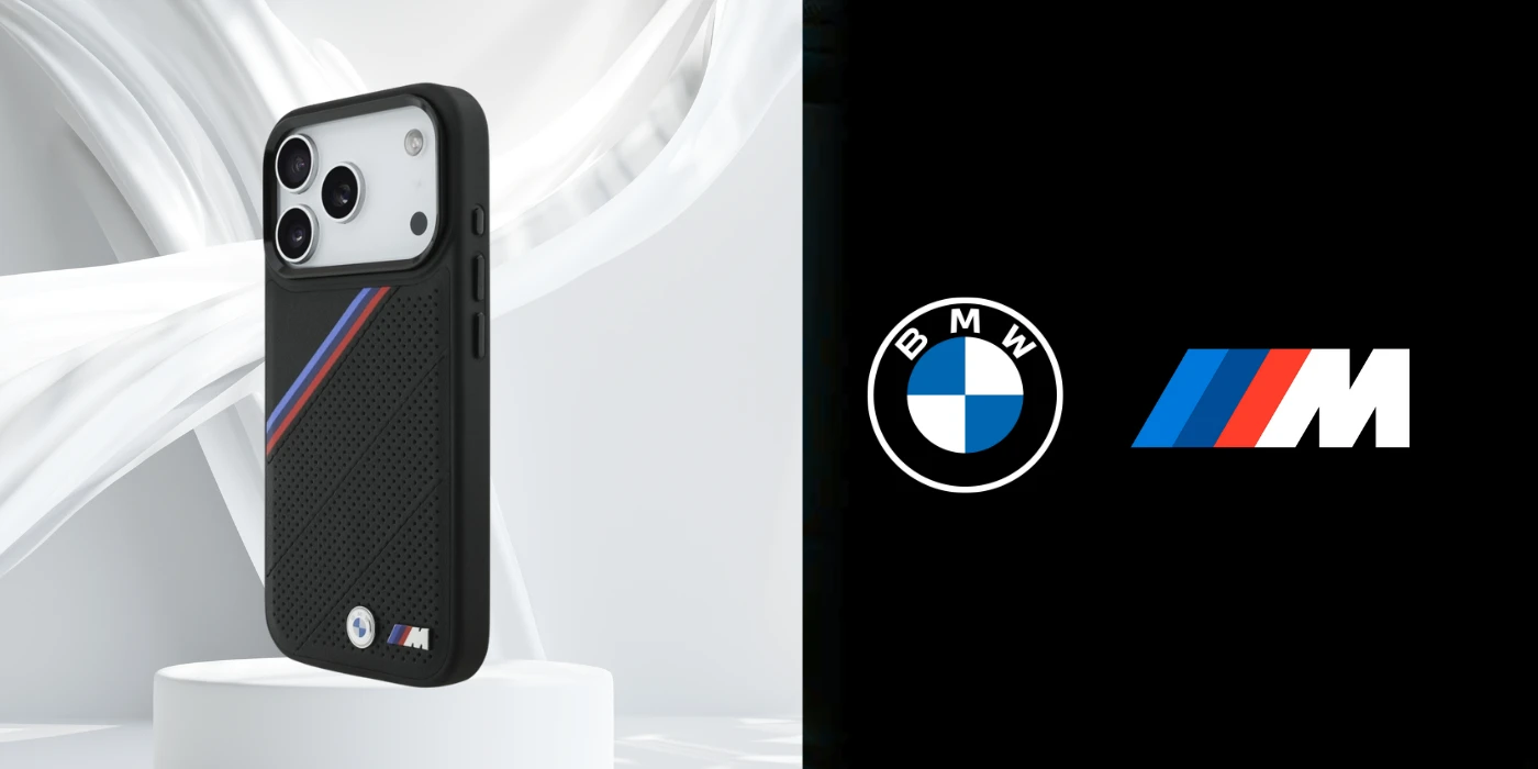 BMW M Tricolor Metal Logo MagSafe dėklas skirtas Apple iPhone 17 Pro juodos spalvos aprašymas - Prekės nuotrauka BMW M Tricolor Metal Logo MagSafe dėklas skirtas Apple iPhone 17 Pro juodos spalvos aprašymas - Prekės nuotrauka