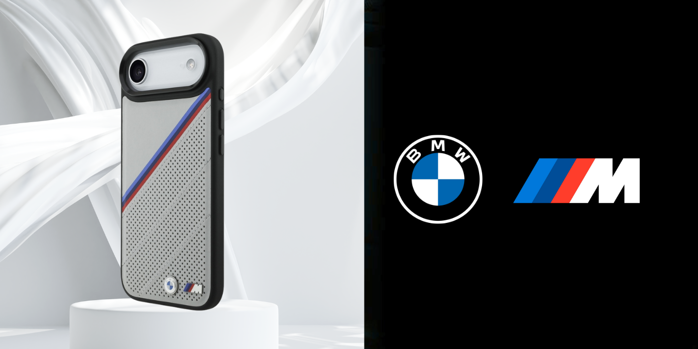 BMW M Tricolor Metal Logo MagSafe dėklas Apple iPhone Air pilkos spalvos aprašymas - Prekės nuotrauka BMW M Tricolor Metal Logo MagSafe dėklas Apple iPhone Air pilkos spalvos aprašymas - Prekės nuotrauka