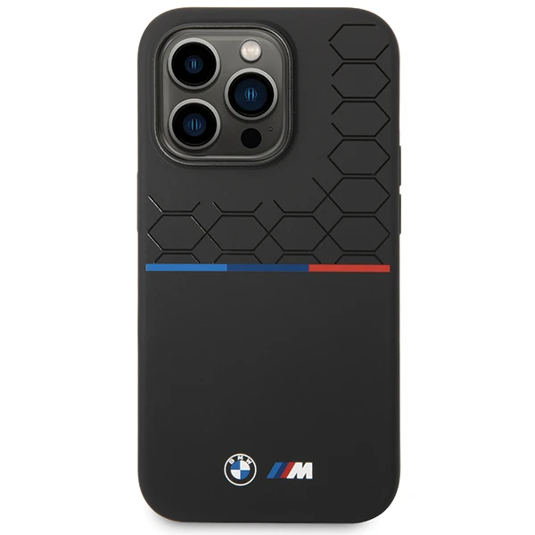 BMW Silikoninis Pattern Apple iPhone 15 Pro - dėklas telefonui juodos spalvos aprašymas - Prekės nuotrauka BMW Silikoninis Pattern Apple iPhone 15 Pro - dėklas telefonui juodos spalvos aprašymas - Prekės nuotrauka