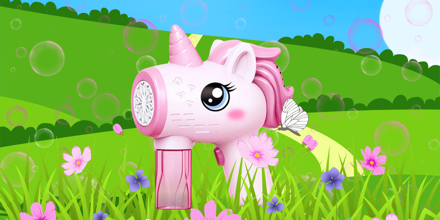 KIK Bubble machine Beline unicorn rožinės spalvos aprašymas - Prekės nuotrauka KIK Bubble machine Beline unicorn rožinės spalvos aprašymas - Prekės nuotrauka
