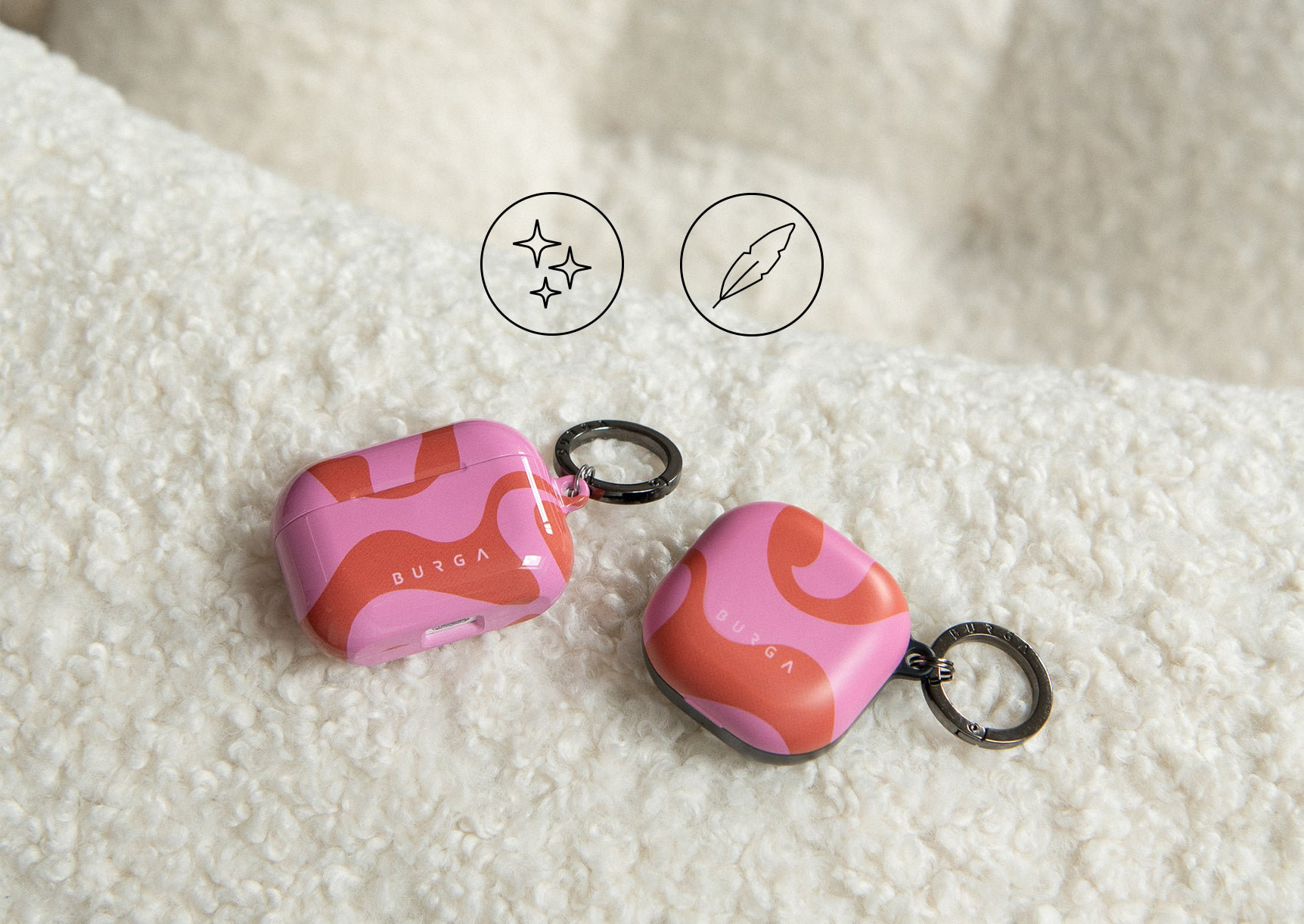 Cases And Covers Burga Airpods dėklas, Juodas Hole – Airpods Pro 3 aprašymas - Prekės nuotrauka