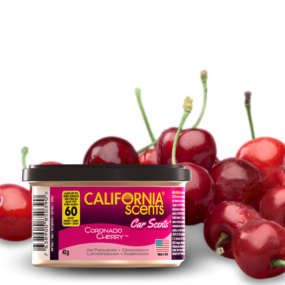 „California Scents Coronado“ vyšnių kvapas automobiliui aprašymas - Prekės nuotrauka „California Scents Coronado“ vyšnių kvapas automobiliui aprašymas - Prekės nuotrauka
