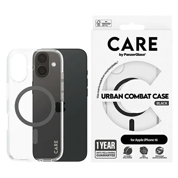Panzer Glass CARE by PanzerGlass Flagship Case Apple iPhone 16 6.1 Panzer Glass CARE by PanzerGlass Flagship Case Apple iPhone 16 6.1