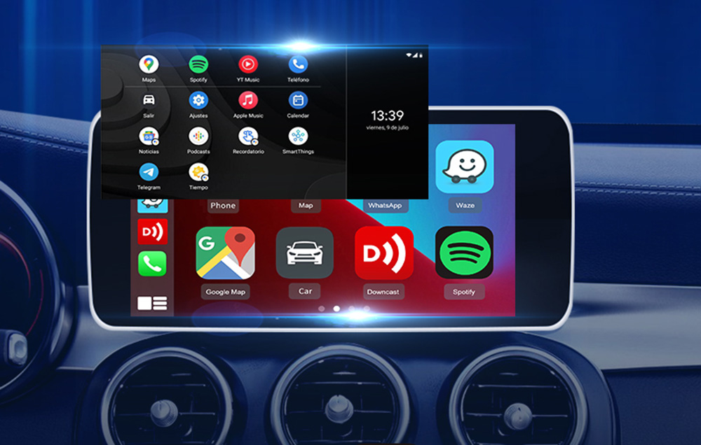 Carlinkit Tbox Basic 2+16G belaidis adapteris Carplay/Android juodos spalvos aprašymas - Prekės nuotrauka