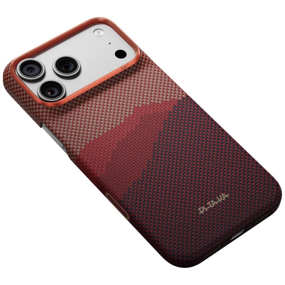 Dėklas Case PITAKA Edge Case Over the Horizon MagSafe for iPhone 18 Pro Max / 17 Pro Max autumn dusk aprašymas - Prekės nuotrauka