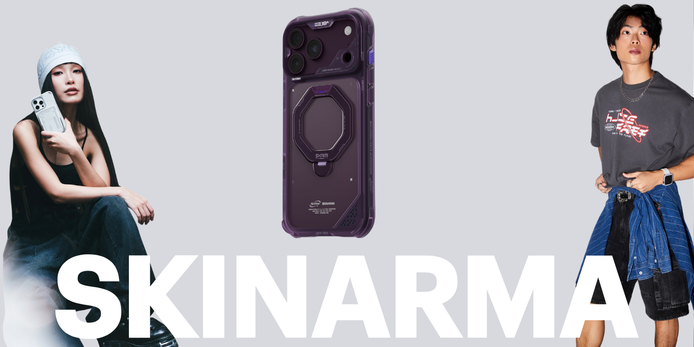 Dėklas Case Skinarma Saturn MagSafe + Rotating Kick Stand do iPhone 18 Pro Max / 17 Pro Max Burgundy aprašymas - Prekės nuotrauka
