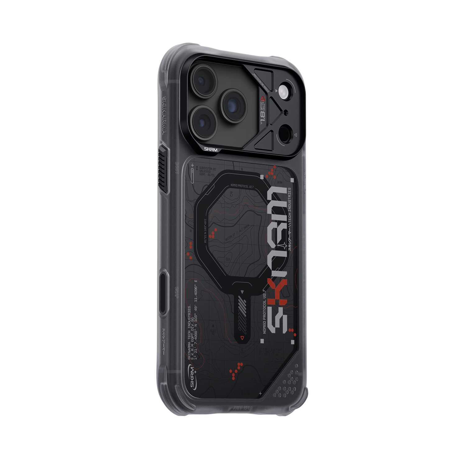 Dėklas Case Skinarma Sonar MagSafe do iPhone 18 Pro Max / 17 Pro Max Juodas aprašymas - Prekės nuotrauka