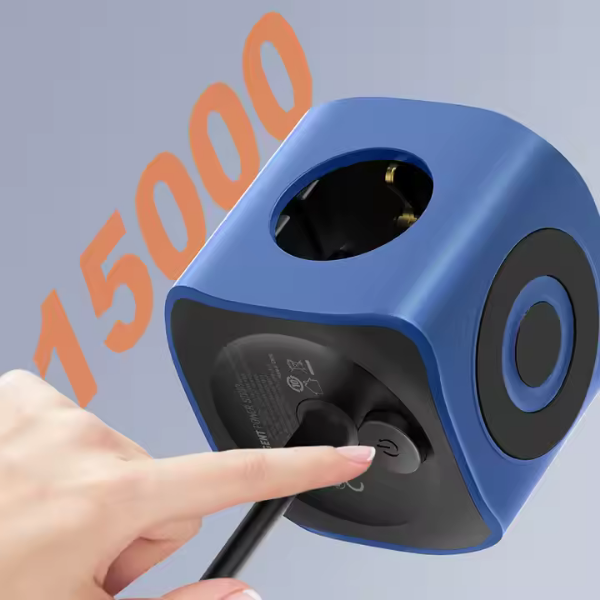 Beline Cellline Power Socket Cube 6in1 2500W USB/2xUSB-C 65W mėlynas aprašymas - Prekės nuotrauka Beline Cellline Power Socket Cube 6in1 2500W USB/2xUSB-C 65W mėlynas aprašymas - Prekės nuotrauka