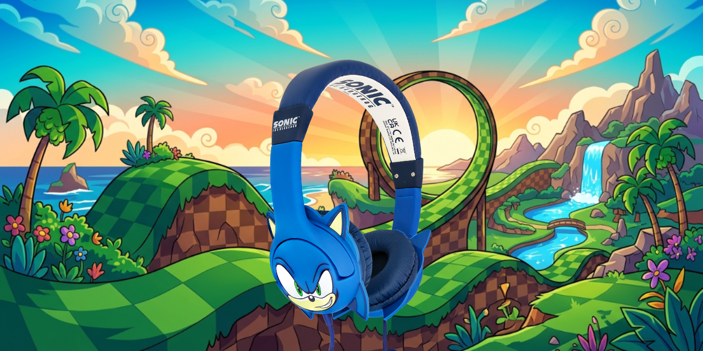 Otl Technologies Children’s Ausinės OTL Sonic The Hedgehog su Rubber Ears aprašymas - Prekės nuotrauka