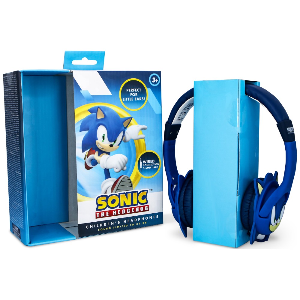 Otl Technologies Children’s Ausinės OTL Sonic The Hedgehog su Rubber Ears aprašymas - Prekės nuotrauka
