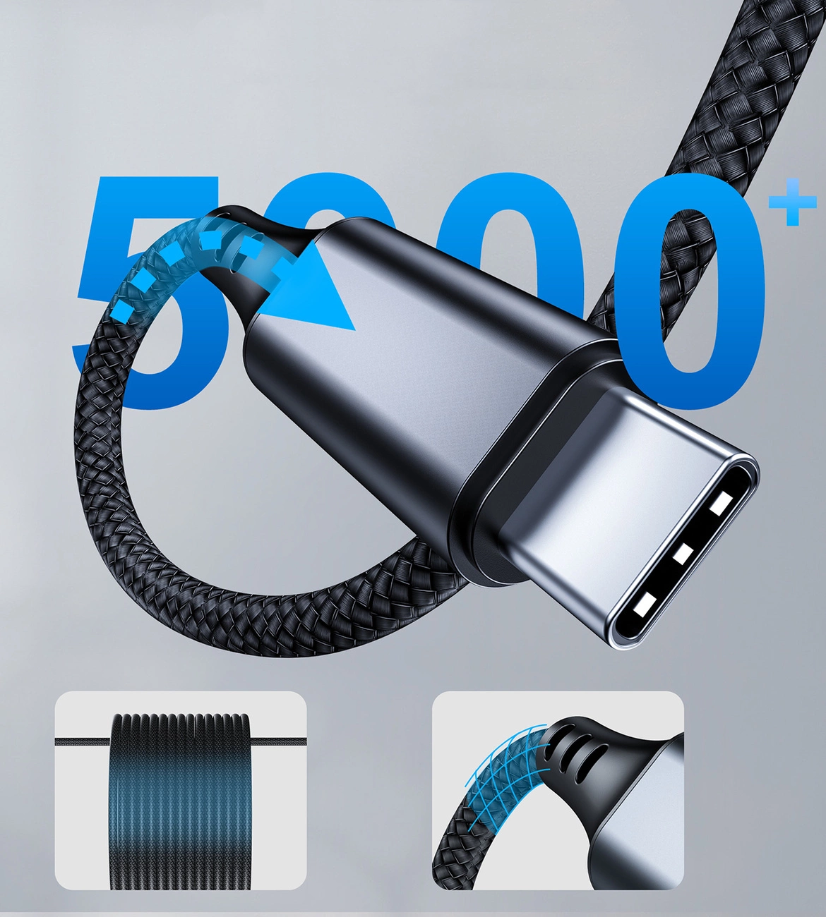 Choetech AUX006 USB-C / mini jack 3.5mm cable 1 m – juodas aprašymas - Prekės nuotrauka Choetech AUX006 USB-C / mini jack 3.5mm cable 1 m – juodas aprašymas - Prekės nuotrauka