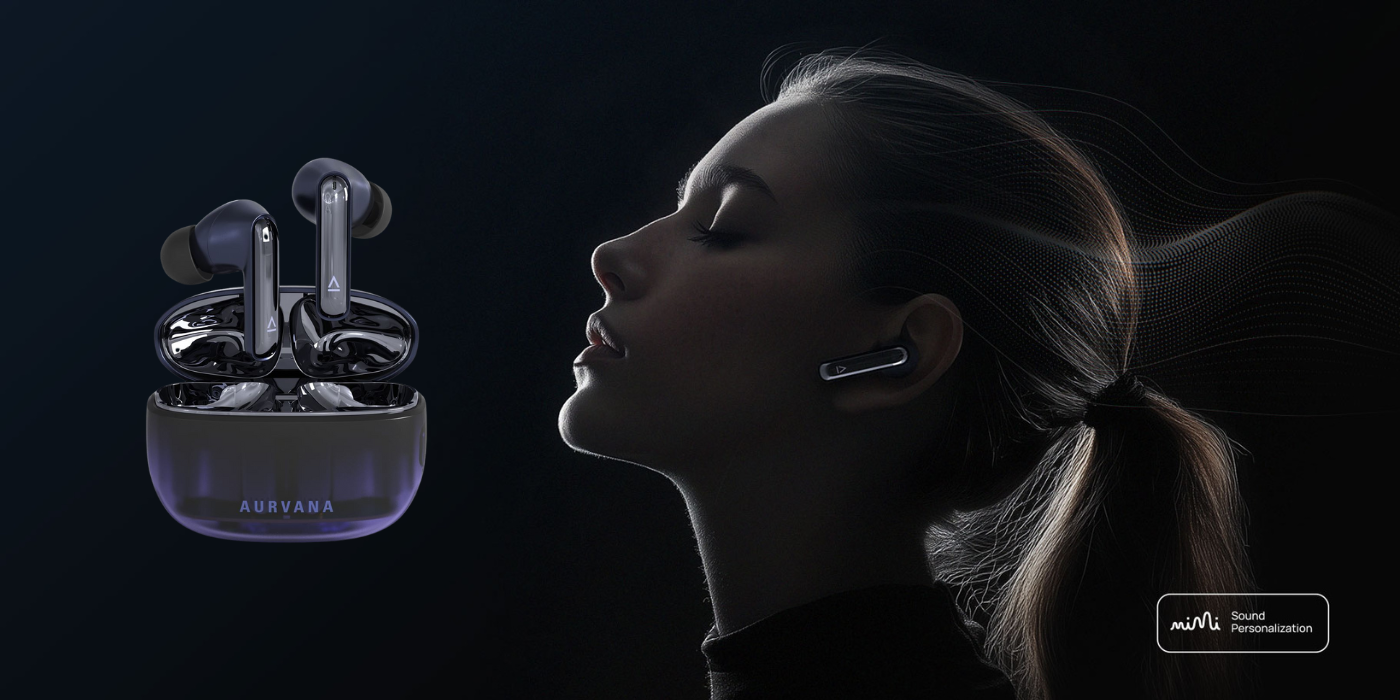 Creative Aurvana Ace 3 Bluetooth 5.5 ANC belaidės ausinės mėlynos spalvos aprašymas - Prekės nuotrauka