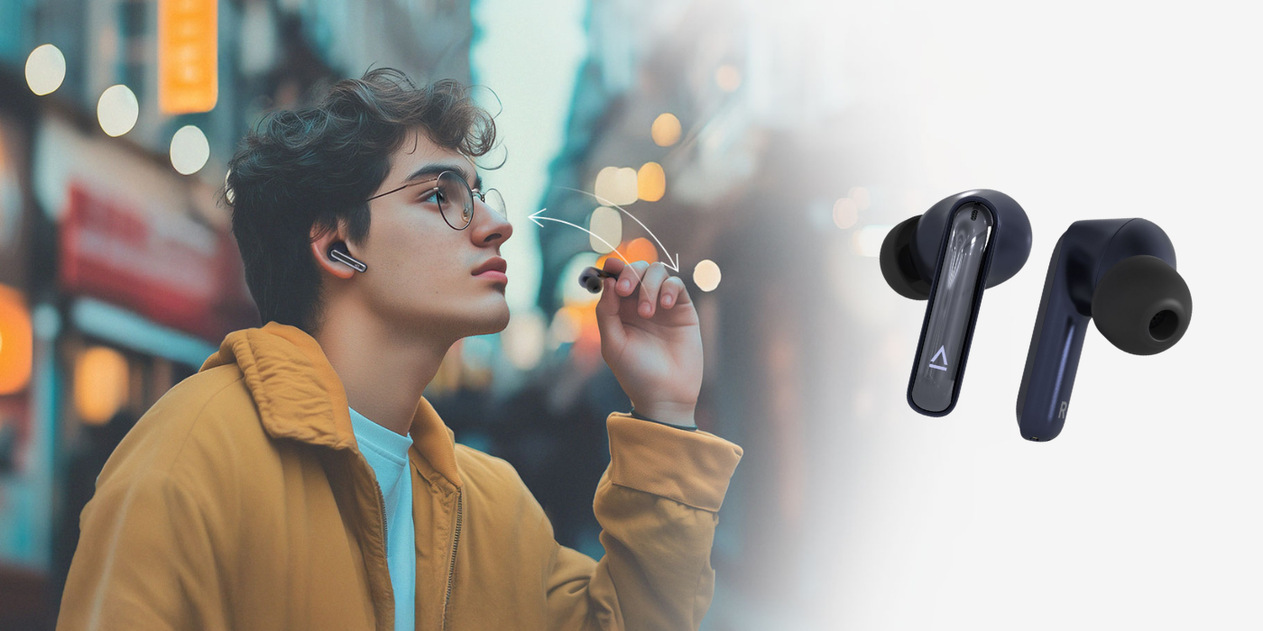 Creative Aurvana Ace 3 Bluetooth 5.5 ANC belaidės ausinės mėlynos spalvos aprašymas - Prekės nuotrauka
