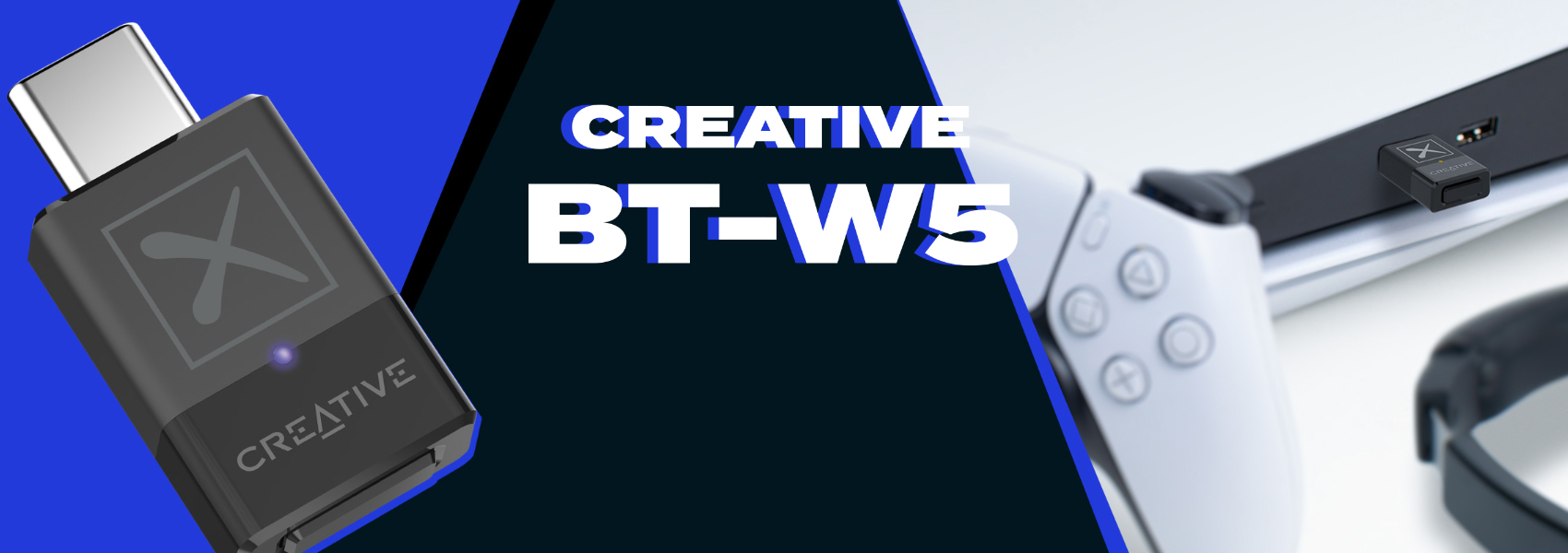 Creative garso siųstuvas BT-W5 Bluetooth 5.3 aprašymas - Prekės nuotrauka