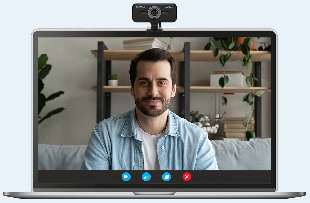 Creative internetinė kamera Sync 1080pV2 juodos spalvos aprašymas - Prekės nuotrauka Creative internetinė kamera Sync 1080pV2 juodos spalvos aprašymas - Prekės nuotrauka