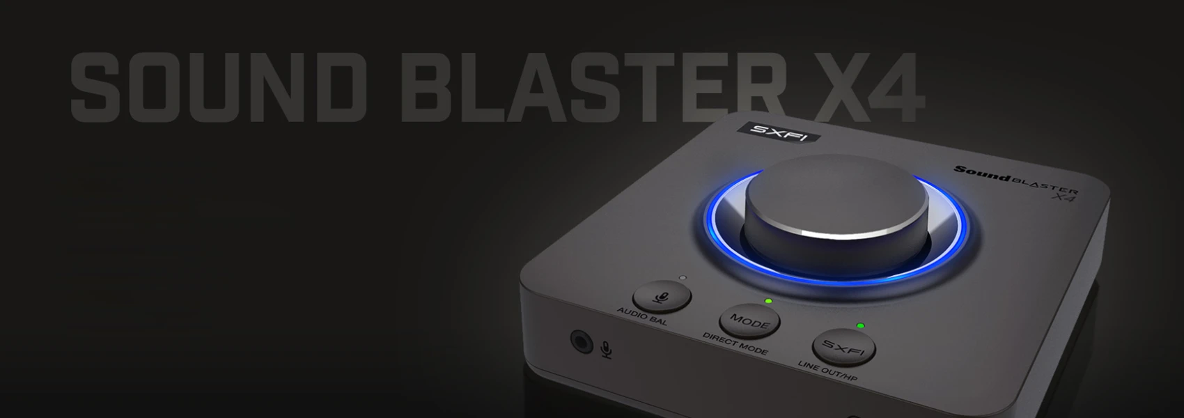 Creative išorinė garso plokštė Sound Blaster X4 USB-C aprašymas - Prekės nuotrauka