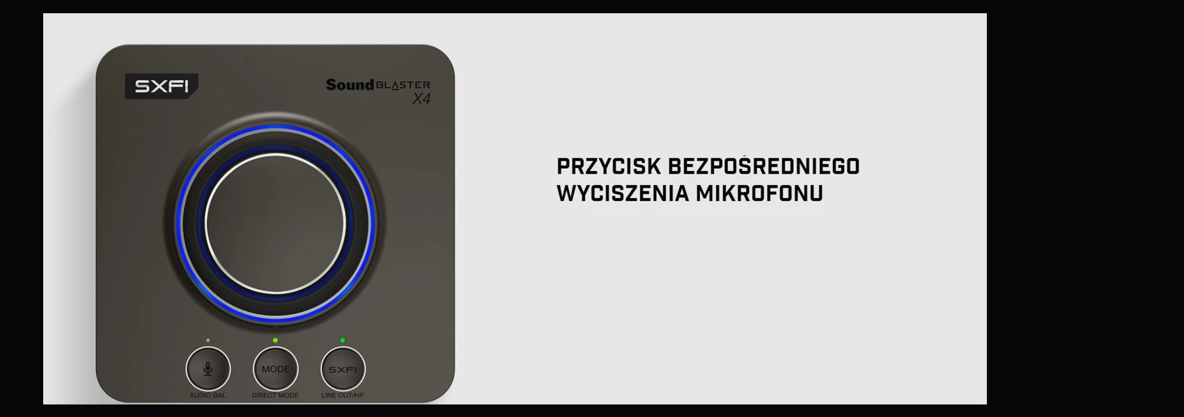 Creative išorinė garso plokštė Sound Blaster X4 USB-C aprašymas - Prekės nuotrauka