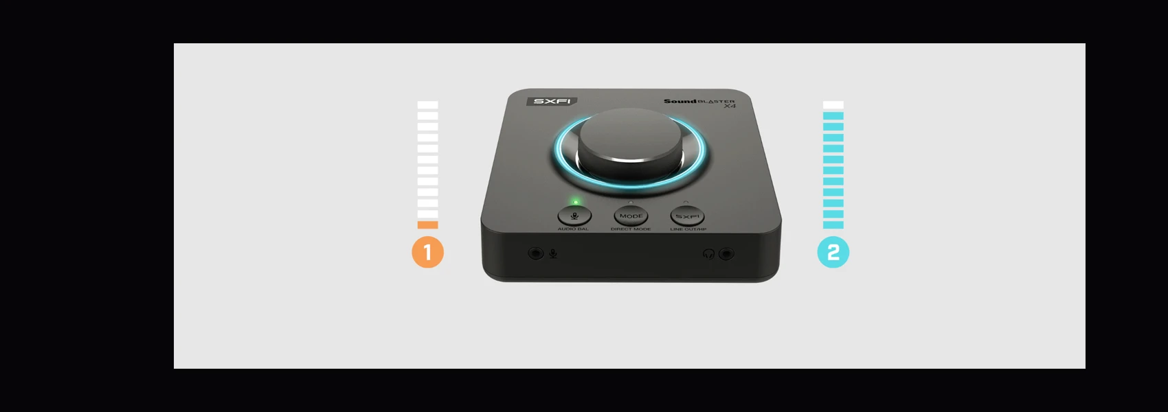 Creative išorinė garso plokštė Sound Blaster X4 USB-C aprašymas - Prekės nuotrauka