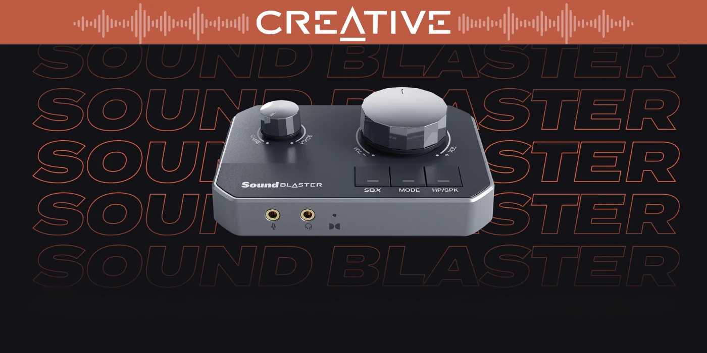 Creative išorinė garso plokštė su miksavimo funkcija Sound Blaster G8 2x USB-C aprašymas - Prekės nuotrauka