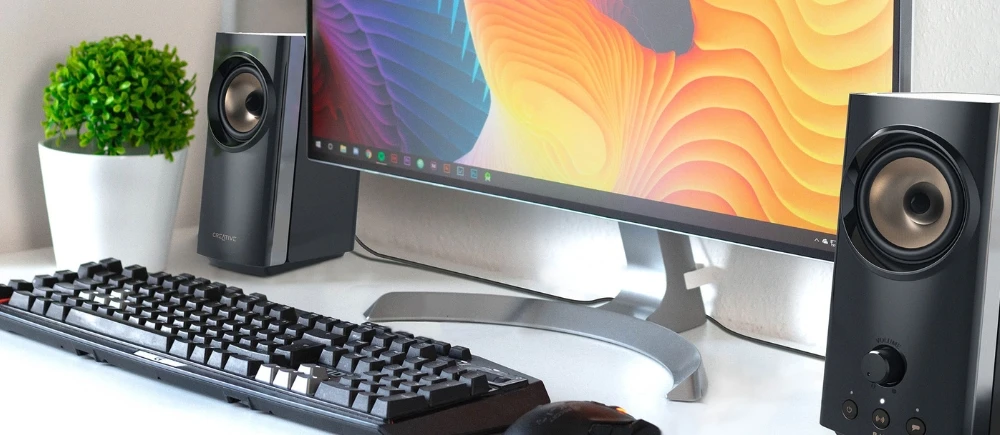 Kompiuterio kolonėlės Creative T60 BT 2.0 bk | 51MF1705AA001 aprašymas - Prekės nuotrauka Kompiuterio kolonėlės Creative T60 BT 2.0 bk | 51MF1705AA001 aprašymas - Prekės nuotrauka