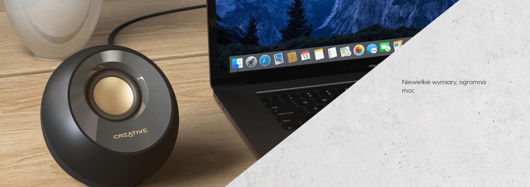 Kompiuterio kolonėlės Creative kompiuterinės kolonėlės 2.0 Pebble V2 juodos spalvos USB-C aprašymas - Prekės nuotrauka