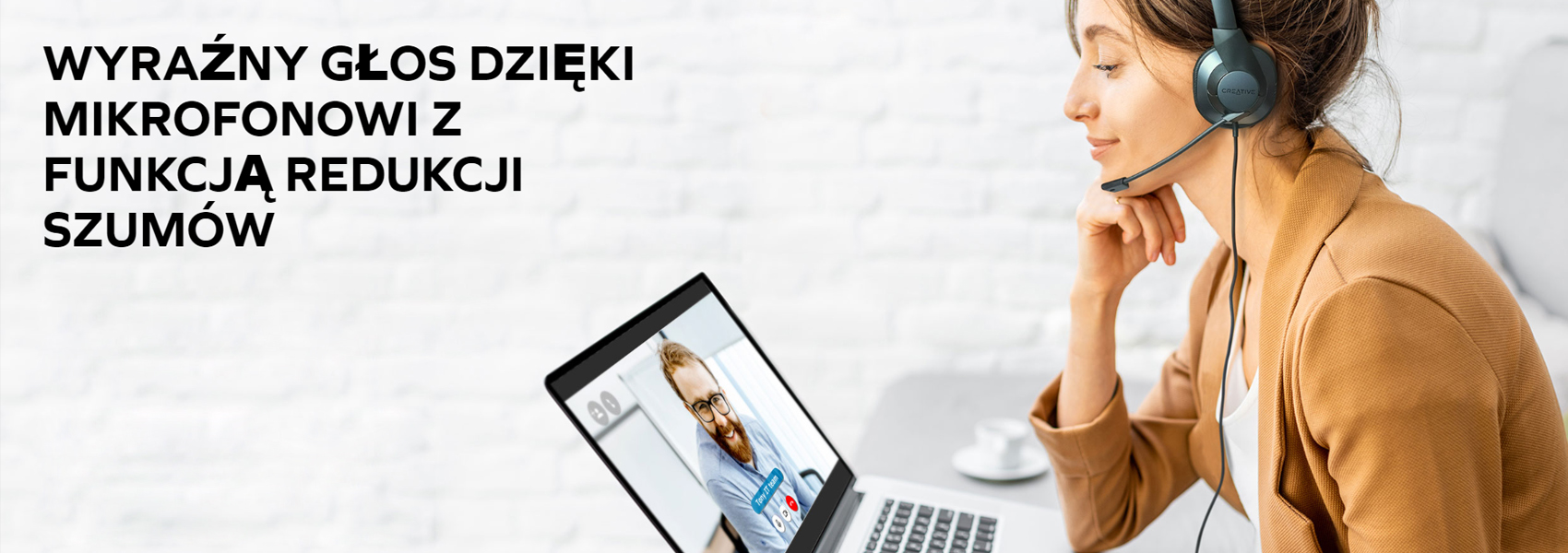 Creative laidinės ausinės su mikrofonu HS-720 V2, juodos spalvos, USB aprašymas - Prekės nuotrauka