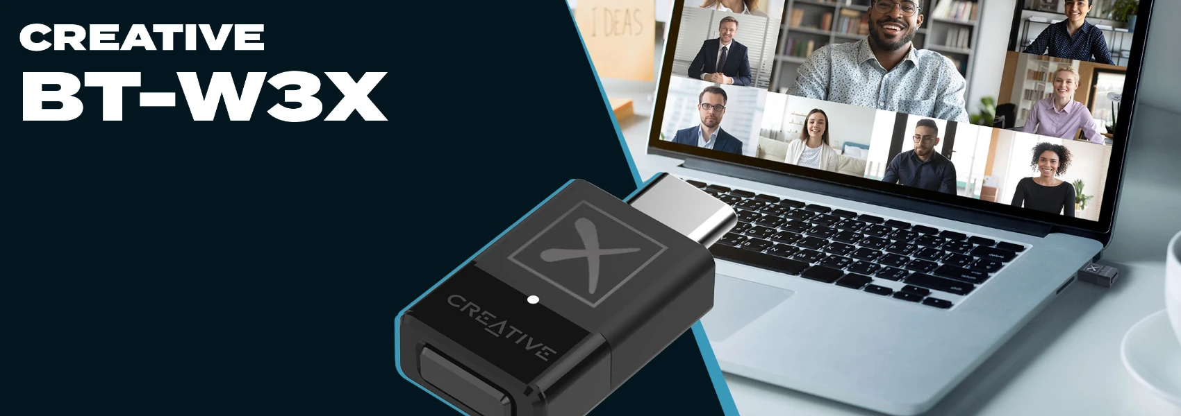 Creative siųstuvas audio BT-W3X Bluetooth 5.3 aprašymas - Prekės nuotrauka Creative siųstuvas audio BT-W3X Bluetooth 5.3 aprašymas - Prekės nuotrauka