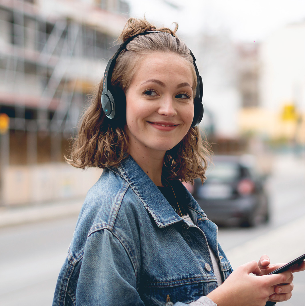 Creative Sound Blaster JAM V2 belaidės ausinės juodas Bluetooth 5.0 aprašymas - Prekės nuotrauka