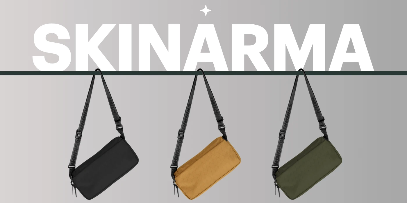 Crossbody Bag Skinarma Jager rudos spalvos aprašymas - Prekės nuotrauka