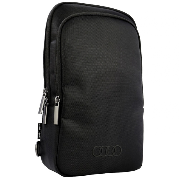 „Crossbody“ krepšys Audi R8 Jacquard, juodas aprašymas - Prekės nuotrauka