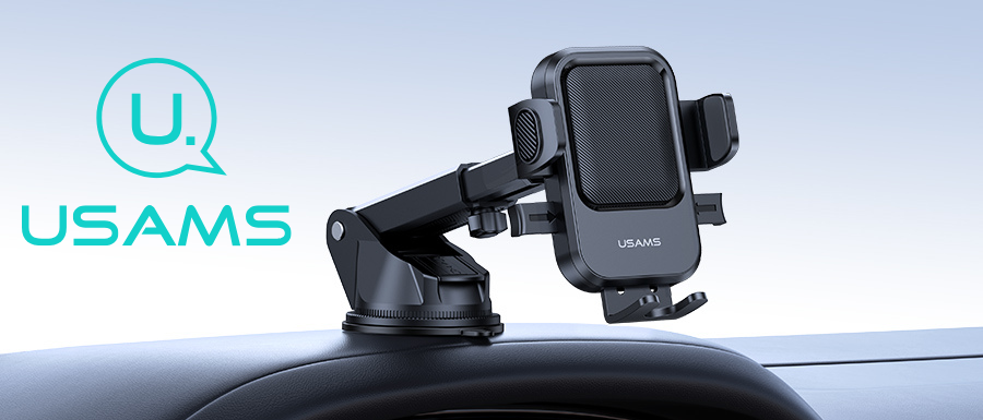 Dashboard Car Mount USAMS One-touch juodos spalvos aprašymas - Prekės nuotrauka