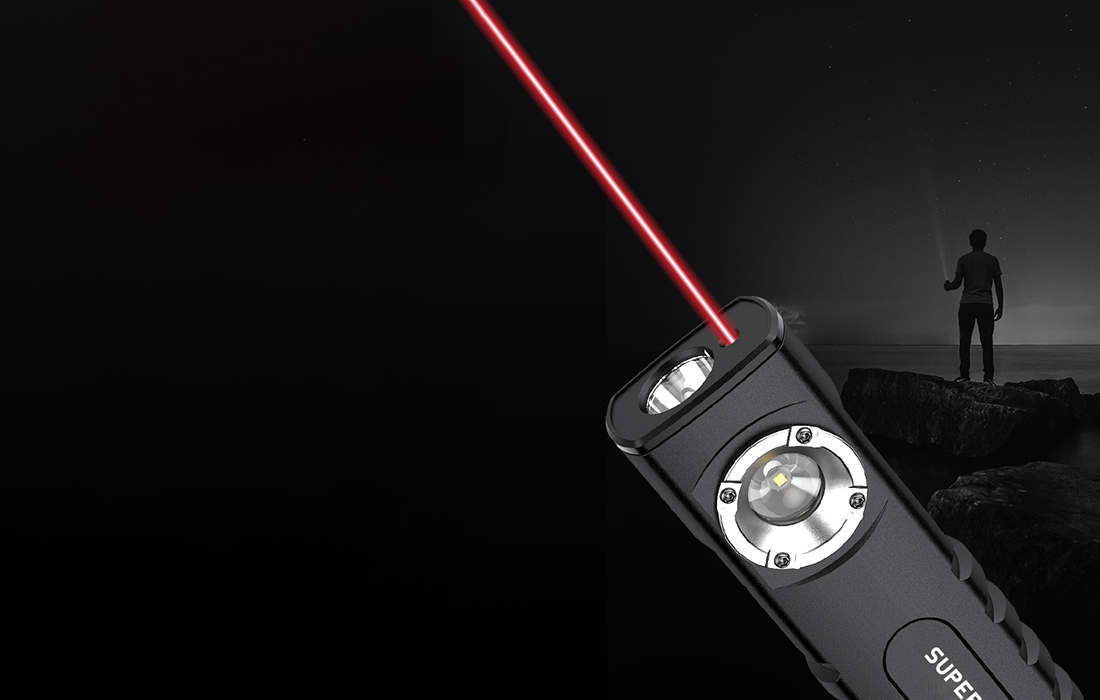 Daugiafunkcis žibintuvėlis SuperFire G20, 470lm, USB aprašymas - Prekės nuotrauka