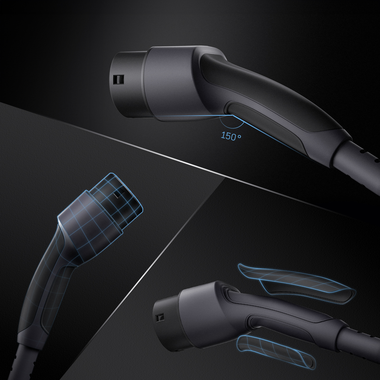 dé 11kW Portable Charger with 10m Cable (APP VERSION) aprašymas - Prekės nuotrauka