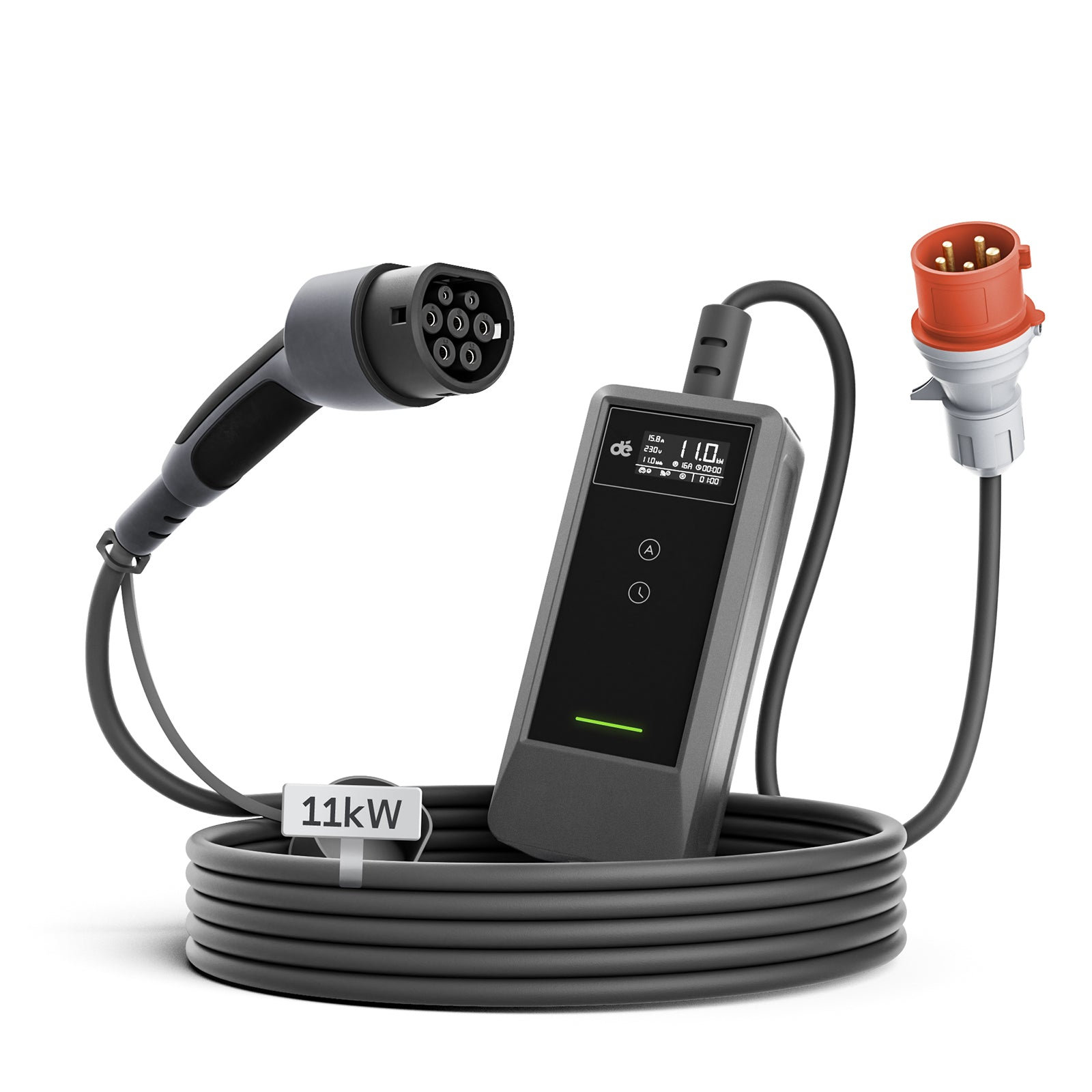 dé 11kW Portable Charger with 10m Cable (APP VERSION) aprašymas - Prekės nuotrauka