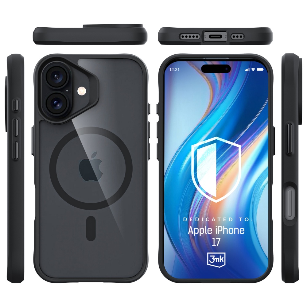 Dėklas 3Mk Apsauginis 3mk Satin Armor MagCase iPhone 17 - Juodas aprašymas - Prekės nuotrauka Dėklas 3Mk Apsauginis 3mk Satin Armor MagCase iPhone 17 - Juodas aprašymas - Prekės nuotrauka