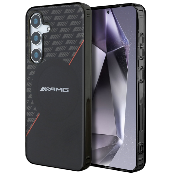 Mercedes Dėklas AMG Double Layer Rhombs MagSafe Samsung Galaxy S25+ juodos spalvos/red aprašymas - Prekės nuotrauka Mercedes Dėklas AMG Double Layer Rhombs MagSafe Samsung Galaxy S25+ juodos spalvos/red aprašymas - Prekės nuotrauka