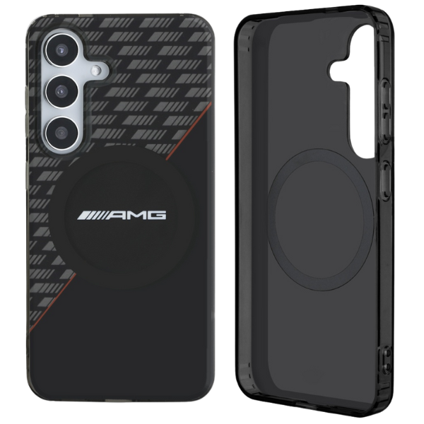Mercedes Dėklas AMG Double Layer Rhombs MagSafe Samsung Galaxy S25+ juodos spalvos/red aprašymas - Prekės nuotrauka Mercedes Dėklas AMG Double Layer Rhombs MagSafe Samsung Galaxy S25+ juodos spalvos/red aprašymas - Prekės nuotrauka