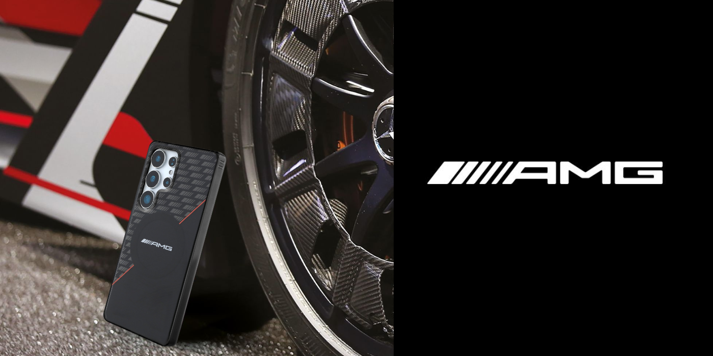Mercedes Dėklas AMG Double Layer Rhombs MagSafe Samsung Galaxy S25 Ultra juodos spalvos/red aprašymas - Prekės nuotrauka