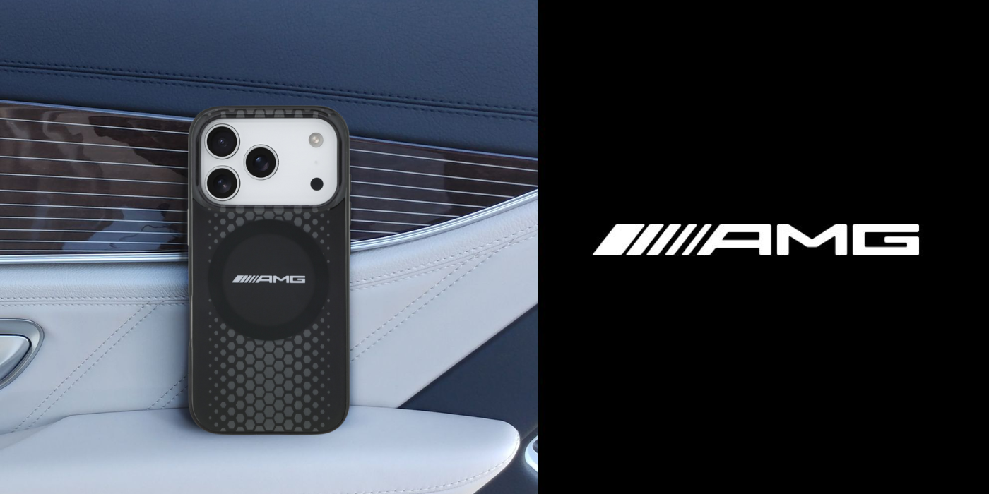 Mercedes Dėklas AMG Double Layer skaidrus Graphics MagSafe skirtas Apple iPhone 17 Pro juodos spalvos aprašymas - Prekės nuotrauka