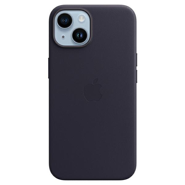 Apple iPhone 14 Odinis dėklas with MagSafe - Ink aprašymas - Prekės nuotrauka Apple iPhone 14 Odinis dėklas with MagSafe - Ink aprašymas - Prekės nuotrauka