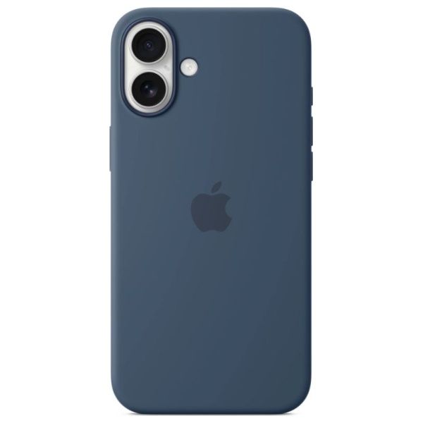 Apple iPhone 16 Silikoninis dėklas with MagSafe - Denim aprašymas - Prekės nuotrauka