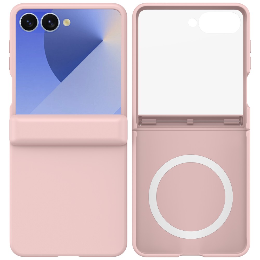 Dėklas Beline Hinge Soft, skirtas Samsung Galaxy Z Flip8, rožinis aprašymas - Prekės nuotrauka