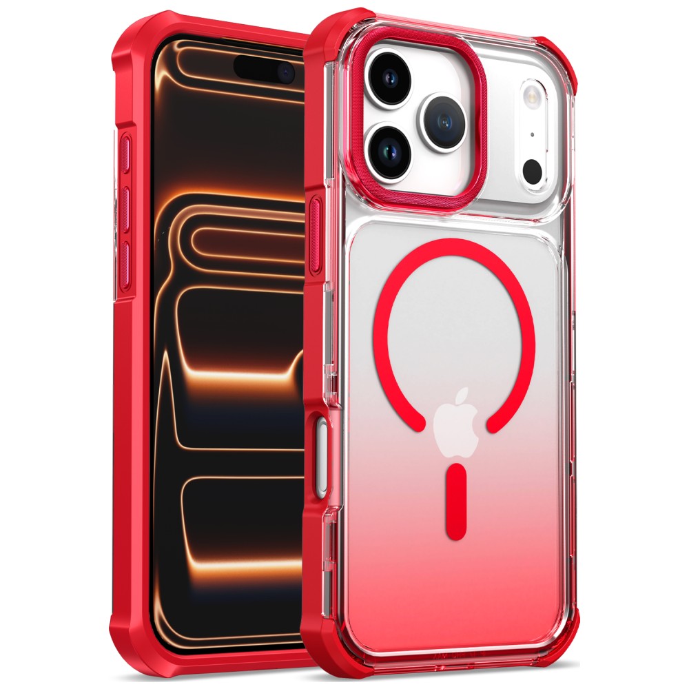 Dėklas Beline MagRing, skirtas iPhone 18 Pro, raudonas aprašymas - Prekės nuotrauka