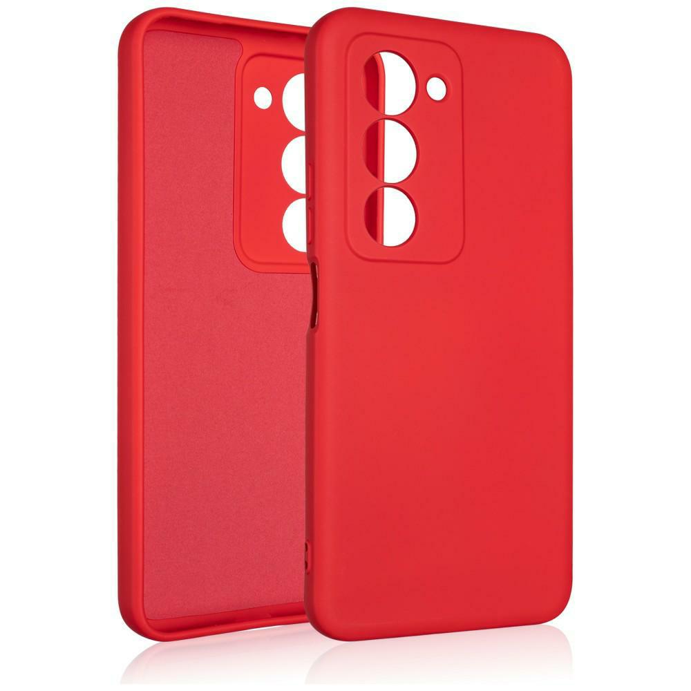 Dėklas Beline Silicone Redmi 15 4G raudonas aprašymas - Prekės nuotrauka